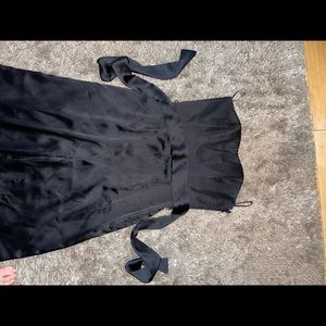 Gorgeous Strapless Satin Jumpsuit